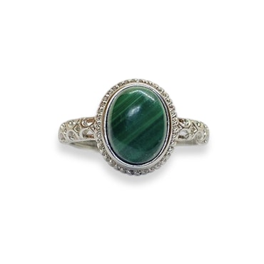 Malakit Ring (ställbar)