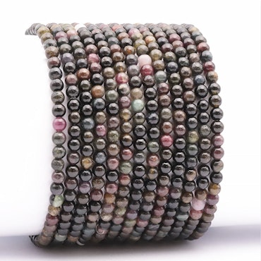 Turmalin Regnbågs 4mm Armband