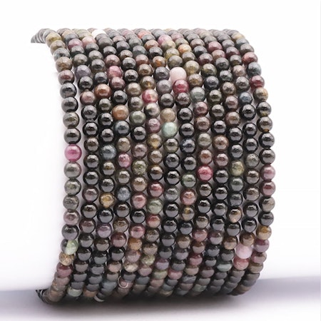 Turmalin Regnbågs 4mm Armband