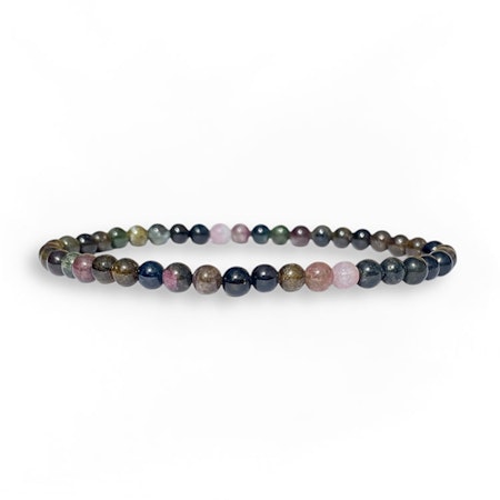 Turmalin Regnbågs 4mm Armband