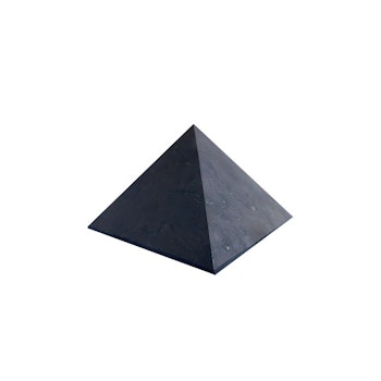 Shungit Pyramid L opolerad 7cm