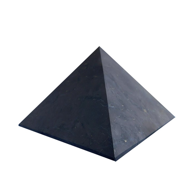 Shungit Pyramid XL opolerad 10 cm