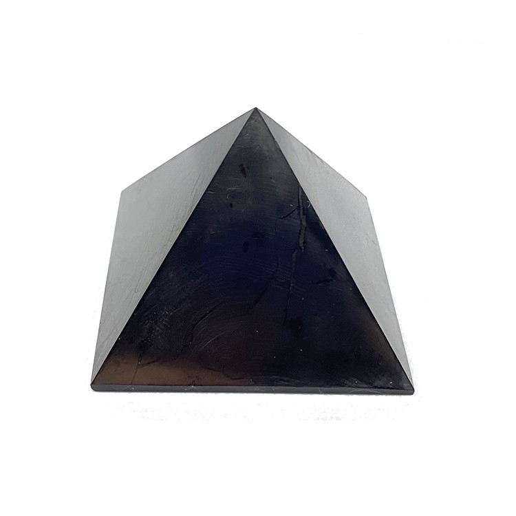 Shungit Pyramid XL polerad 10 cm