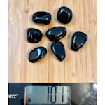 Obsidian Svart AA Trumlade stenar 100gr