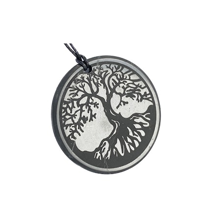 Shungit Amulett Tree of Life 5cm