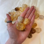 (FYND) Guldkvarts "Golden Healer" Trumlade stenar B -kvalite