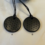 (FYND) Shungit Amulett Flower of Life 5cm