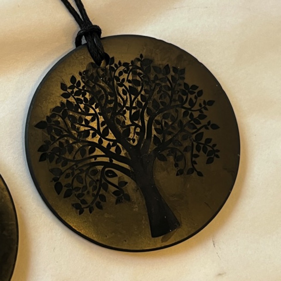 (FYND) Shungit Amulett Tree of Life 5cm