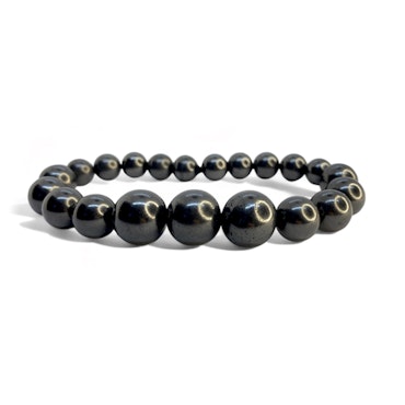 Shungit Armband MARINA 8-12mm pärlor