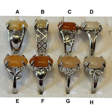 Aventurin Röd Ring