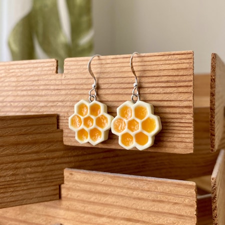 Honungskakor örhängen