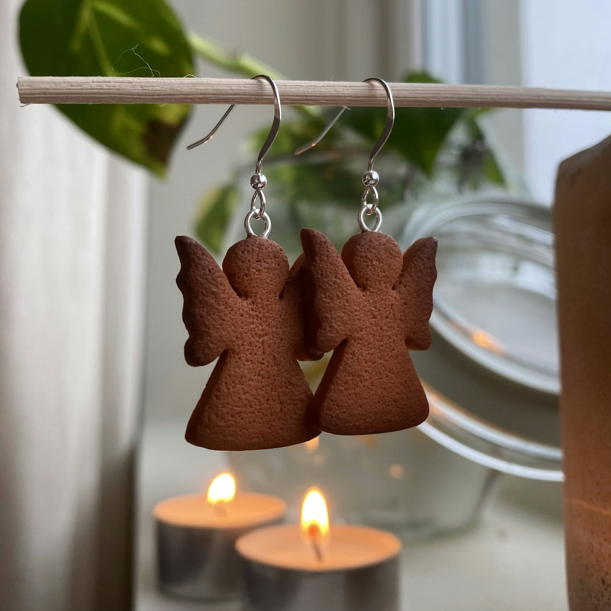 Pepparkakor änglar örhängen
