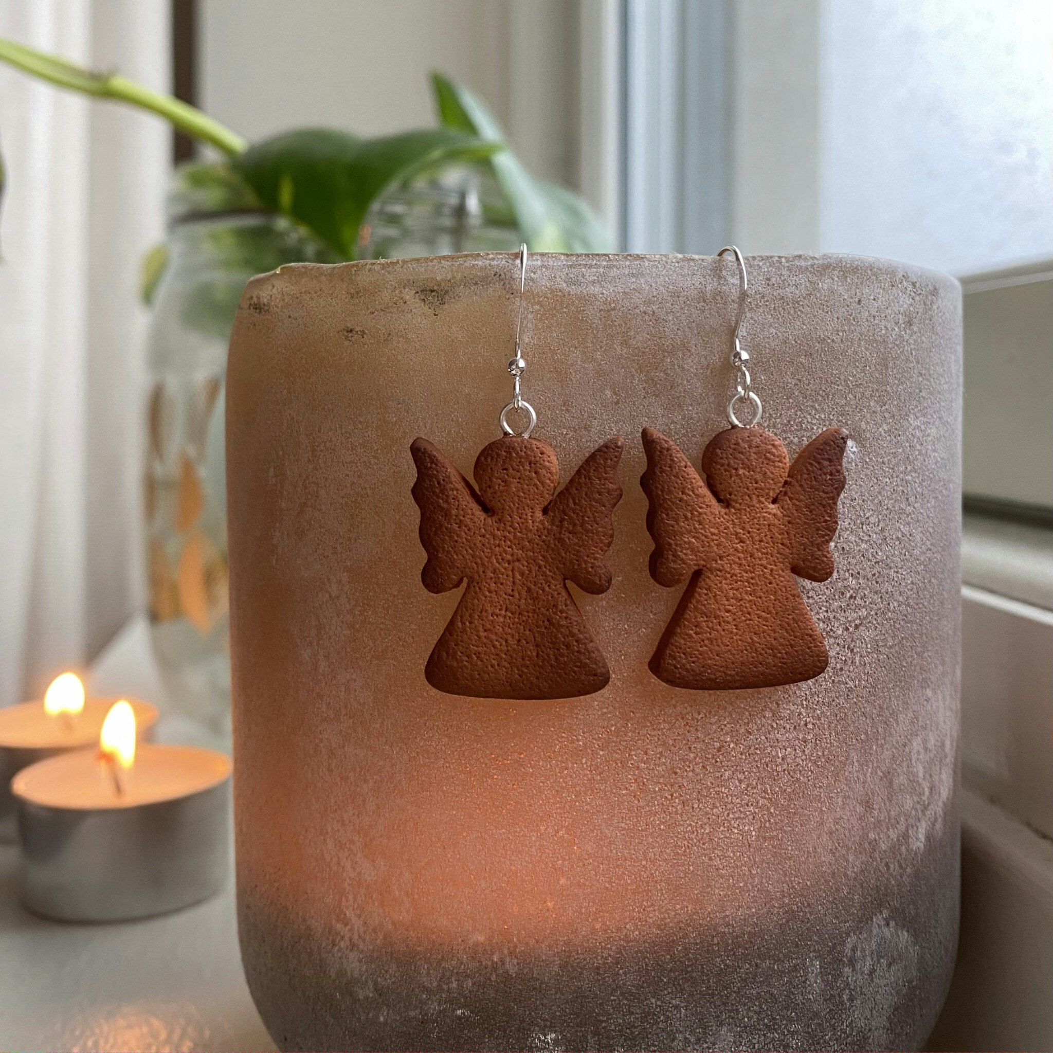 Pepparkakor änglar örhängen