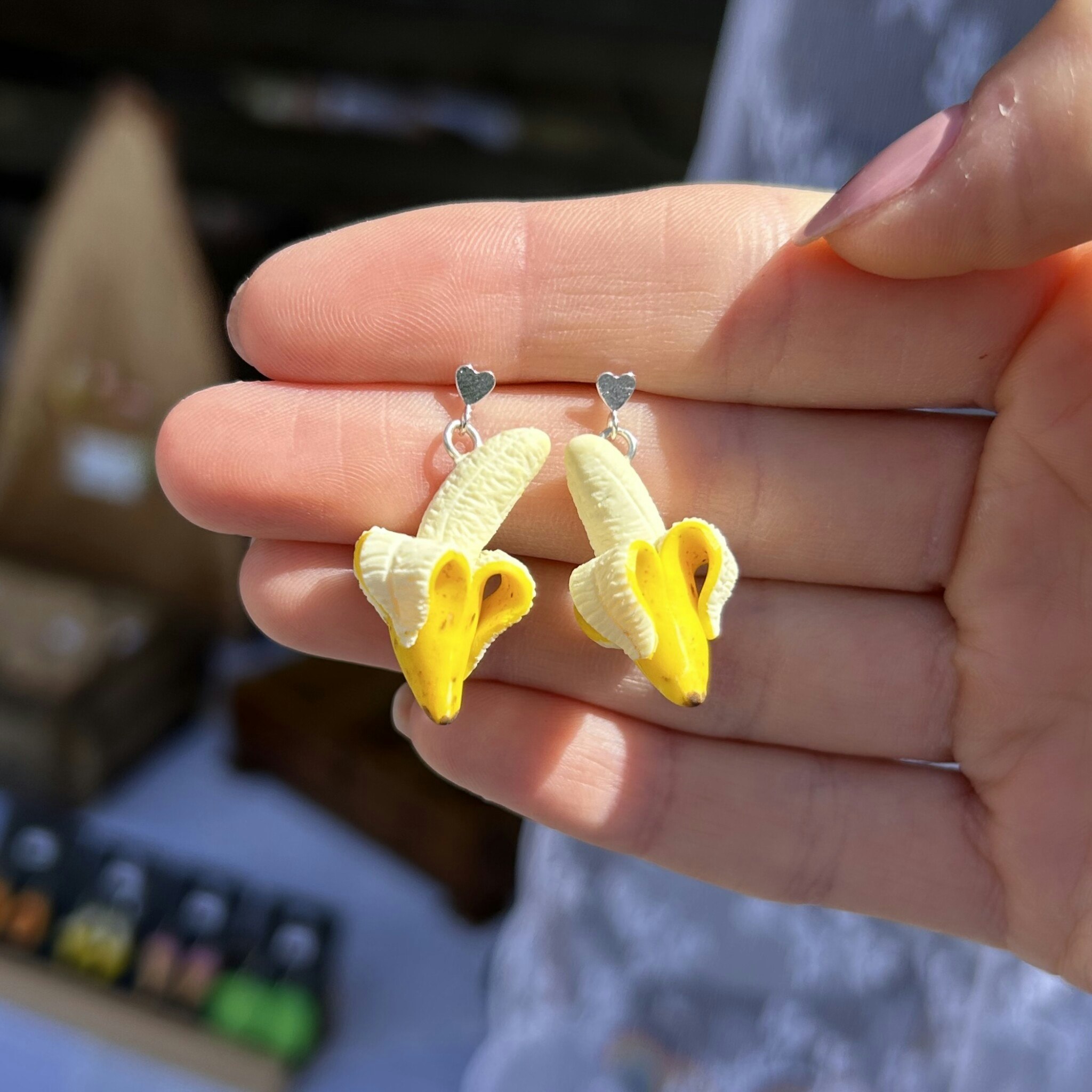 Bananer örhängen
