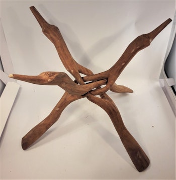 Stöd för t.ex. skål snidat trä, x1