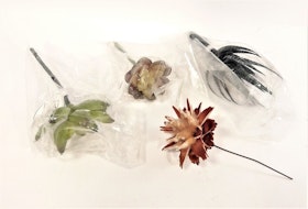 Blommor för dekoration, 4 olika varianter