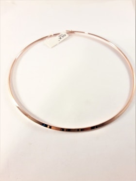 Stelt halsband i roséguld
