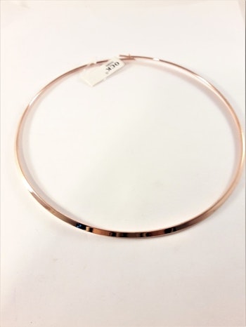 Stelt halsband i roséguld
