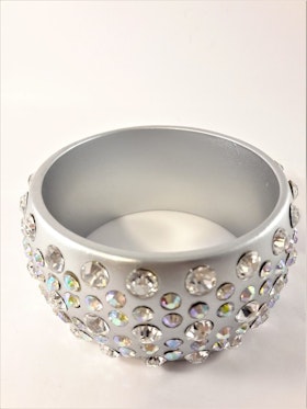 Brett Stelt Armband Silverfärg