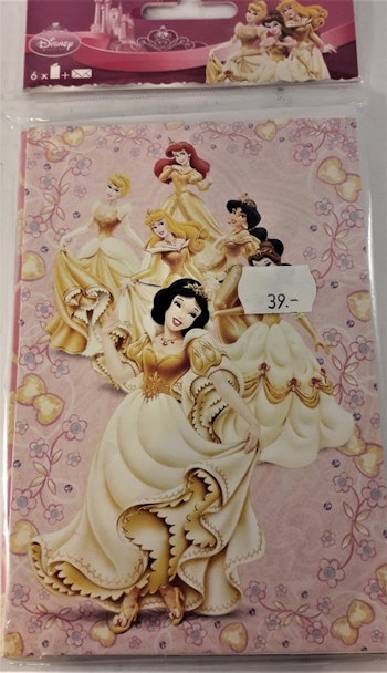 Inbjudningskort med Disneymotiv