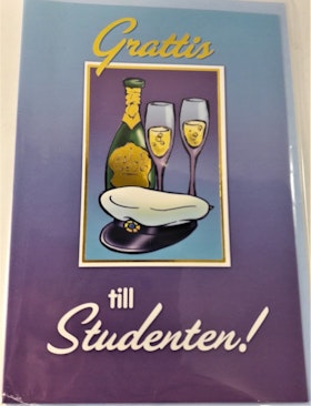 Grattiskort "Grattis till Studenten"