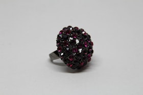 Ring lila glittrig