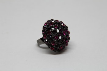 Ring lila glittrig