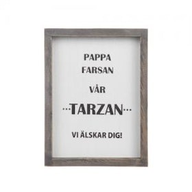 Tavla - Pappa vår Tarzan