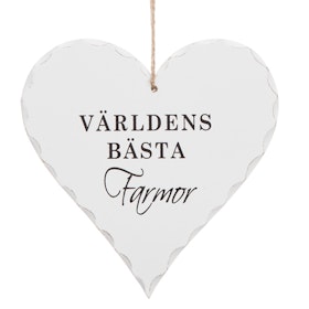 Hjärta - Världens bästa farmor