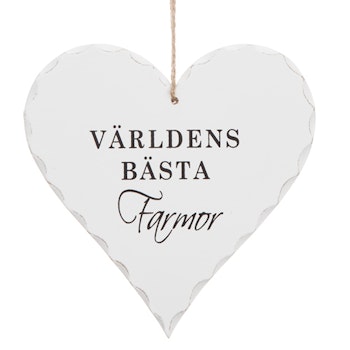 Hjärta - Världens bästa farmor