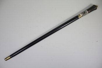 Handgjord svärdkäpp, replika, längd 58 cm