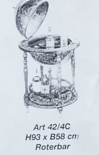 Zoffoli jordglobsbar, roterbar, diameter 58 cm