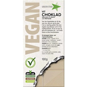 Green star vit choklad, Vegan Ekologisk Glutenfri 100g