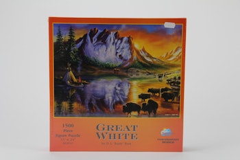 Pussel 1500 bitar Great white - D.L. Rusty Rust, 33x24 tum / 83x61 cm
