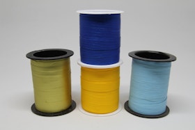 Dekorationsband i olika färger, 10 mm x 10 meter