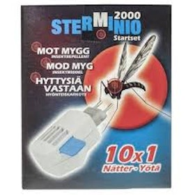 Sterminio 2000 insektsrepellent, mot mygg 10 x nätter