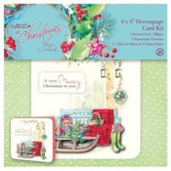 Papermania 4x4 Decoupage Card Kit