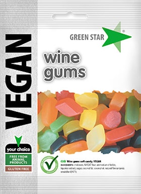 Green Star Wine gums vegan glutenfri 80 g