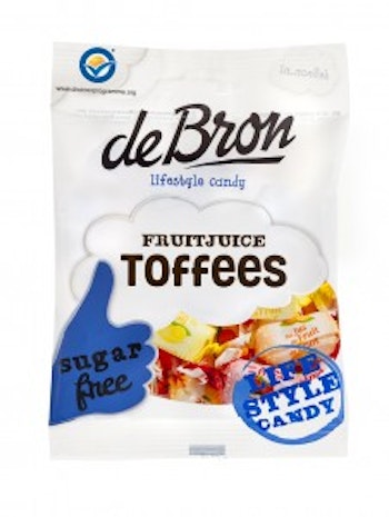 De Bron Gräddkola Frukt 90g Sockerfri