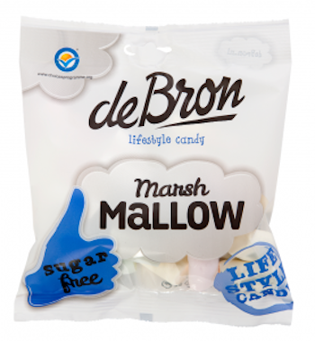 De Bron Marshmallows Sockerfri 75g