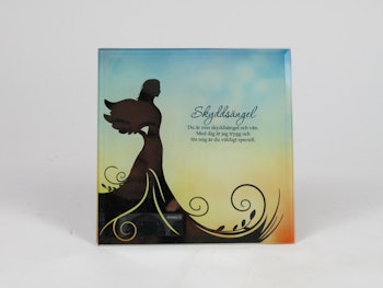 Spegeltavla, Silver Silhouette - Skyddsängel