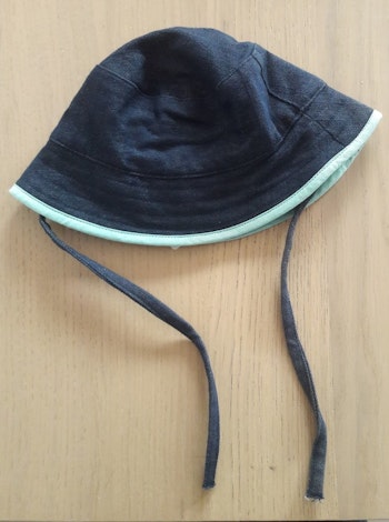 Ziestha sommarhatt Mini för barn, mörkblå, storlek Small