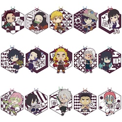 Demon Slayer: Kimetsu no Yaiba Ichibansho Orenu Kokoro to Yaiba de Susume Rubber Key Chain (E)