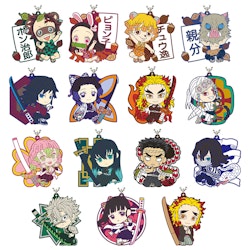 Demon Slayer: Kimetsu no Yaiba Ichibansho Yaiba wo Furui Kokoro wo Moyase Rubber Key Chain (G)