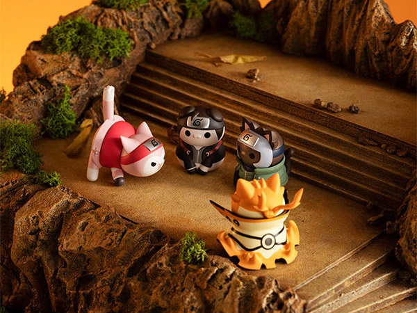 Naruto Nyaruto! Mega Cat Project Fourth Great Ninja War Box of 8 Figures
