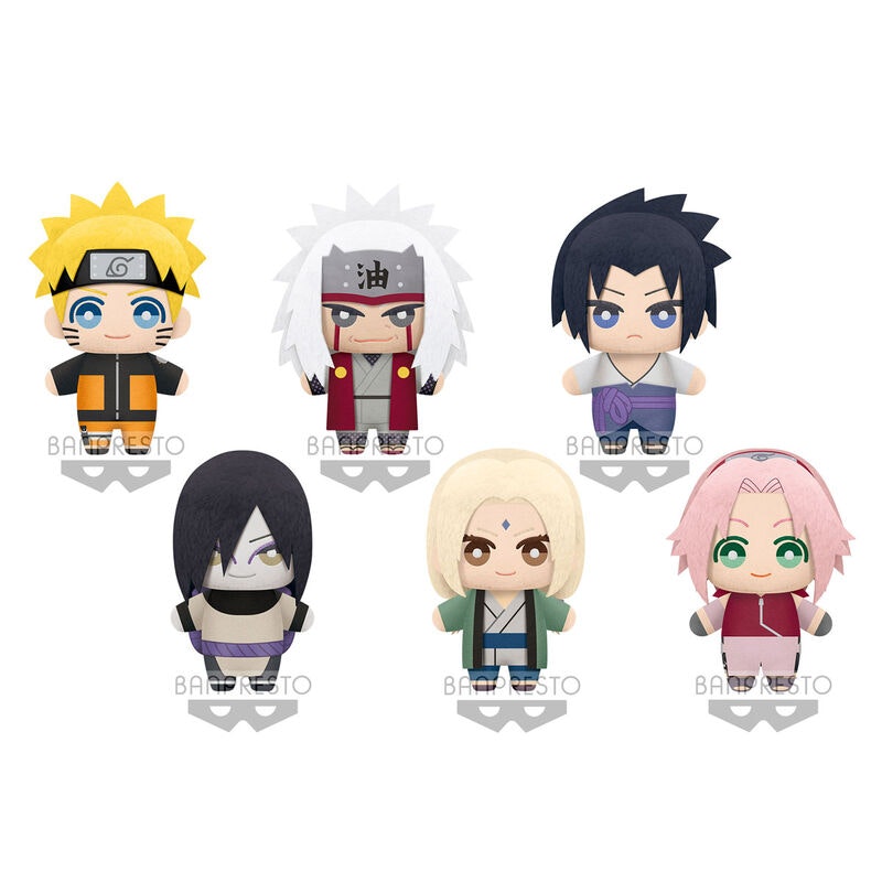 Naruto Shippuden Tomonui Plush Ver.2 Set of 6 Plushies