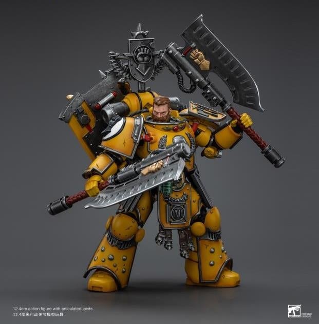 Warhammer: The Horus Heresy Imperial Fists Legion Praetor with Power Sword 1/18 Scale Action Figure