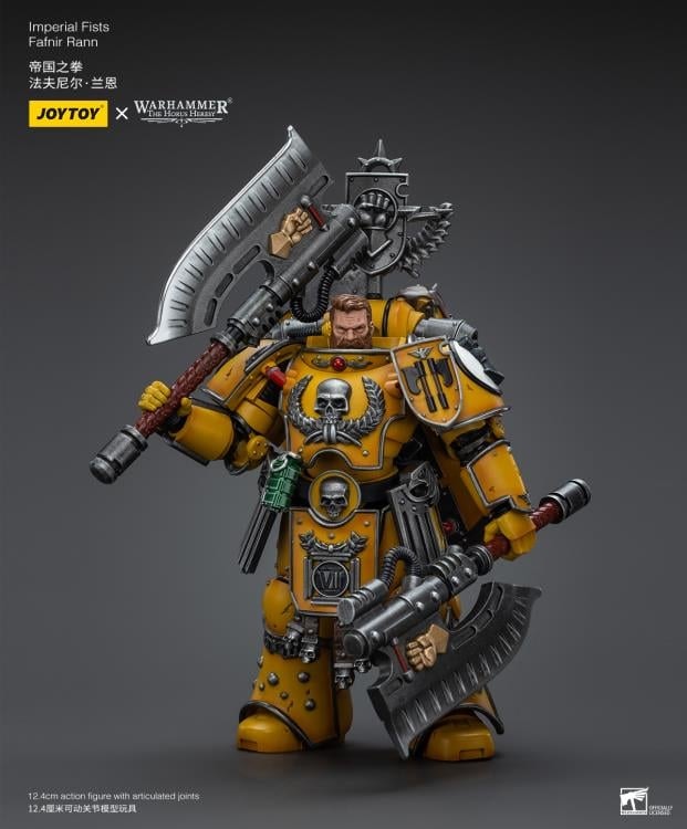 Warhammer: The Horus Heresy Imperial Fists Legion Praetor with Power Sword 1/18 Scale Action Figure