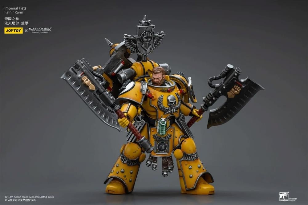 Warhammer: The Horus Heresy Imperial Fists Legion Praetor with Power Sword 1/18 Scale Action Figure