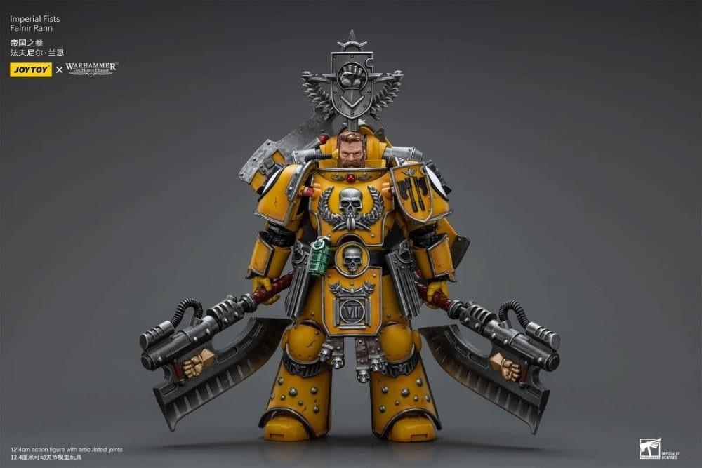 Warhammer: The Horus Heresy Imperial Fists Legion Praetor with Power Sword 1/18 Scale Action Figure